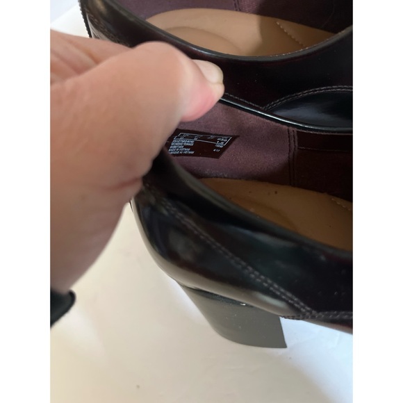 Clark’s Kensett Darla Oxblood Lace Ups Women’s Size 6.5 - Picture 6 of 6